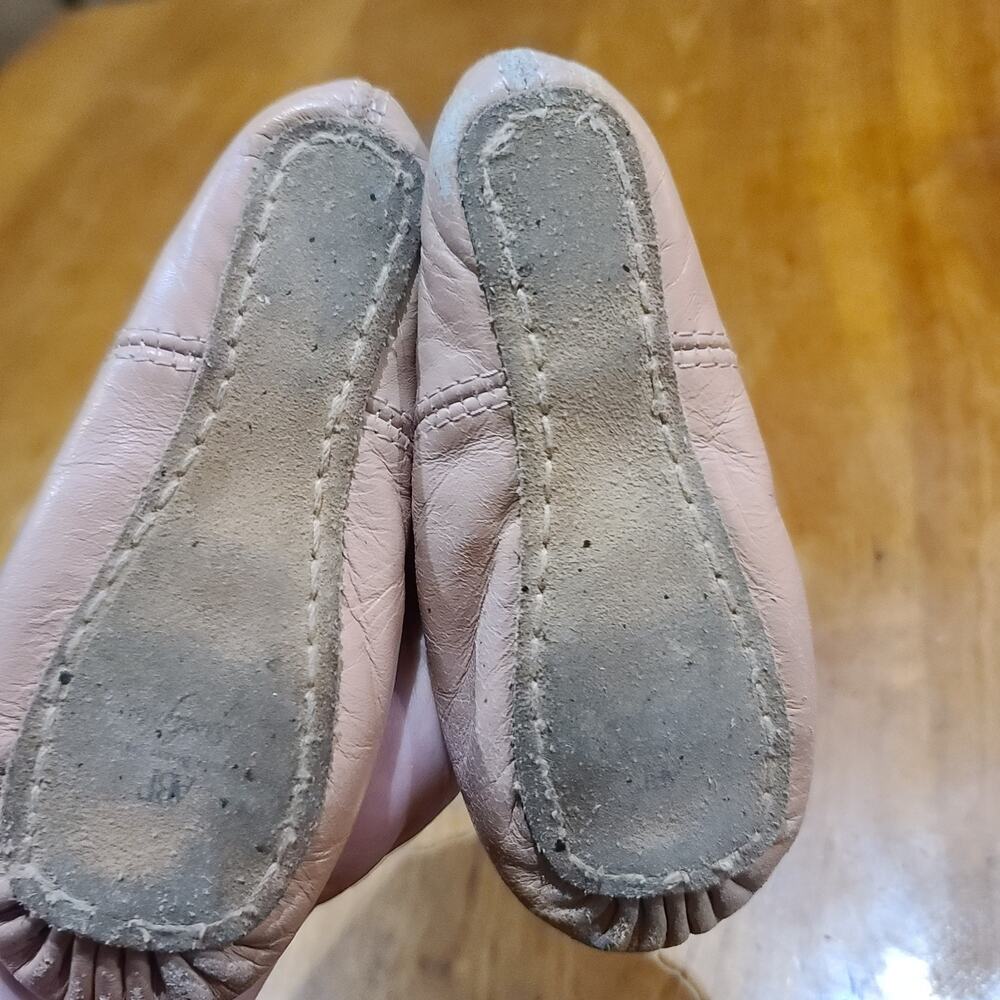 American Ballet Theatre ABT Spotlights Rose Pink Ballet Slippers Girls Size 8.5 - Picture 4 of 4